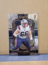 2025 Panini Select - Premier Level Will Campbell #179 (RC) New England Patriots