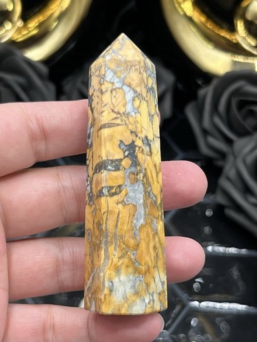 Natural Maligano Jasper points Natural finish Free ship & Gift - Picture 23 of 24