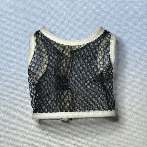 Vintage *Barbie* Clothes for KEN: Black Fishnet Tank Top, 90's HTF & Read