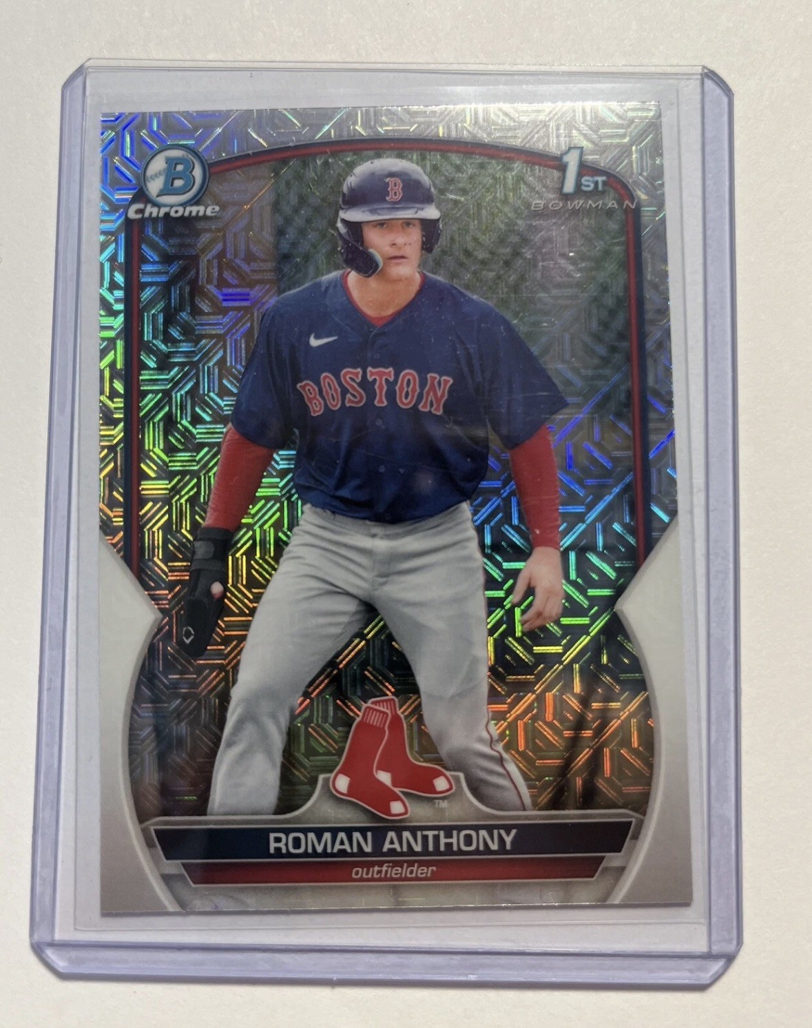 Mint 🔥🔥2023 Bowman Chrome Roman Anthony 1st Bowman Mojo refractor