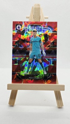 Nick Pope Newcastle United Panini Select Red Cracked Ice 2023-24