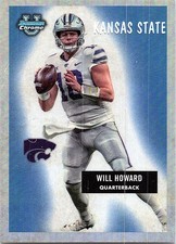 2023 Bowman University Chrome #55BF-20 Will Howard 1955 Bowman Football KSU PIT
