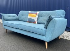 French Connection Zinc 4 Seater Sofa Teal