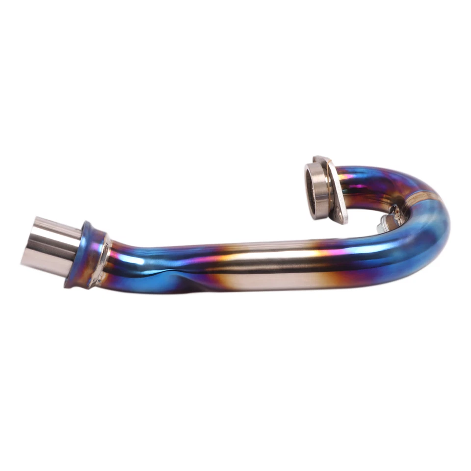 Exhaust Header Front Pipe Titanium for KTM Duke 390 250 125 RC390 2017-2019 Blue Foto 3 de 4