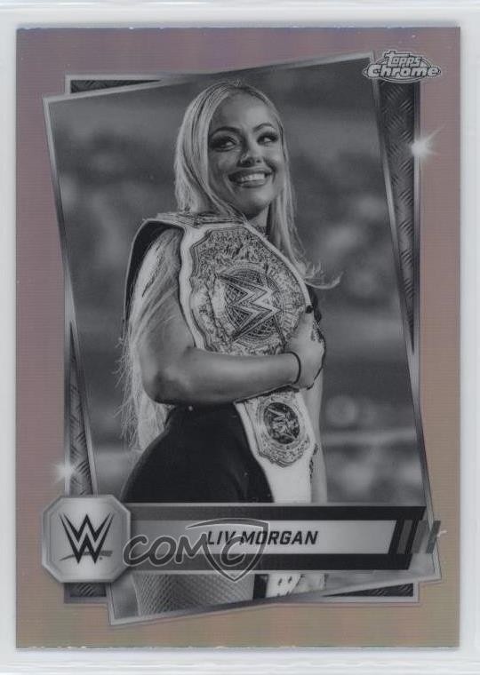 2025 Topps Chrome WWE Sepia Refractor Liv Morgan #146 07sf