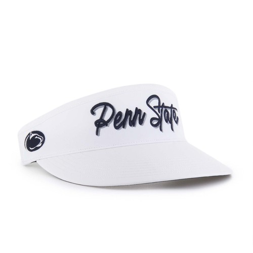 Men's '47 White Penn State Nittany Lions Melbourne brrr- Adjustable Visor