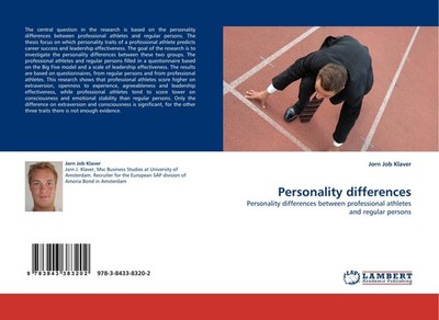 Personality differences Jorn Job Klaver