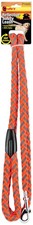Ruffin' It Braided Reflective Dog Leash - Orange, 5/8x6 ft