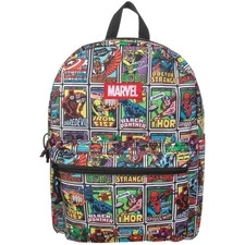 Marvel Avengers Super Hero All-Over Comic Print 16" Backpack, School Book Bag