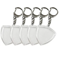 [EBISU Design] Hame-patchi Pick Keychain Set of 5 Guitar Pick Bass Pick Holder