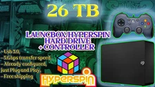 26TB EXTERNAL HARD DRIVE PRELOADED WITH GAMES + LOGITECH CONTROLER