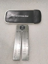 Vintage USS Swinston Co Steel Gage Gauge Meter Tool Made in USA