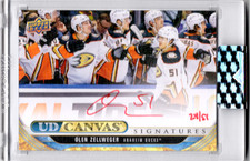2024-25 Upper Deck Clear Cut OLEN ZELLWEGER Rookie Auto #CS-OZ /51