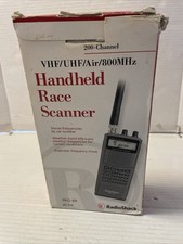 RadioShack PRO-89 200-Channel Handheld Race Scanner VHF/Air/UHF/800MHz 20-514