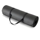 Extra Thick 13mm Exercise Yoga Pilates Mat Gym Fitness NBR 72"x 24" w/ Bag Strap