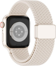 Magnetic Braided Solo Loop Compatible for Apple Watch Band 42Mm 41Mm 40Mm 38Mm 4