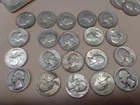 20 Silver Washington Quarters random dates 1964 or less 90% silver