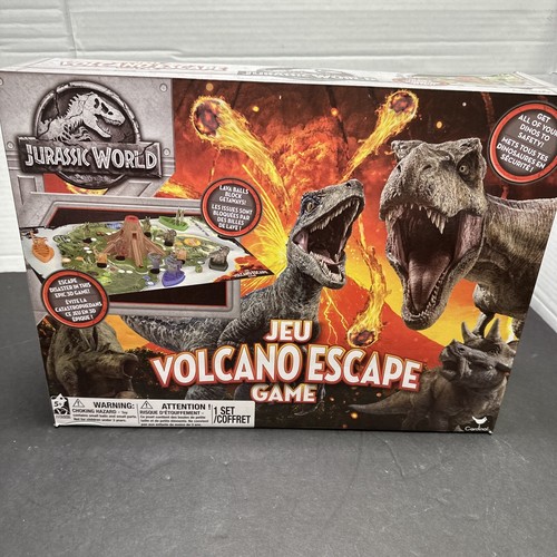Jurassic World Jeu Volcano Escape Game Board Game Complete Game New Open Box - Picture 7 of 18