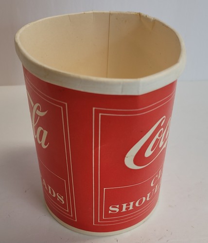 Vintage Coca-Cola Clip-On Shoulder Pads Cup Only 1980's - Picture 7 of 9