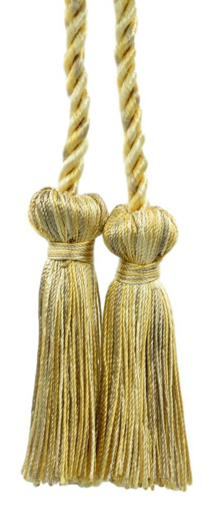 Curtain Tieback, Style# CCT, Color# PR07 - Honey Gold [Sold Individually]