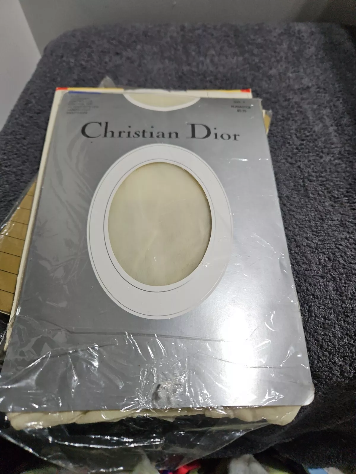 Haut de contrôle albâtre vintage Christian Dior, tuyau ultra pur