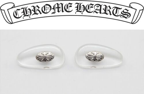 Replacement Screw-in Nose Pads for Chrome Hearts Eyeglasses Sunglasses Silver