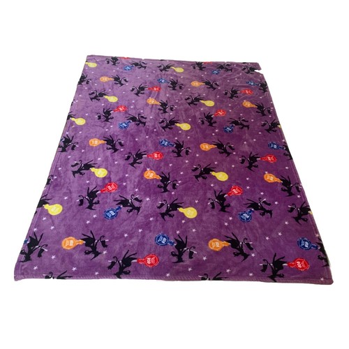 Tootsie Roll POP Halloween Throw Blanket Witch Riding Tootsie Broom 66”x48” - Picture 10 of 13