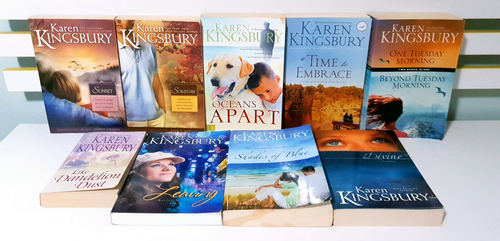 Lot of 9x Karen Kingsbury Christian Fiction Books! Someday, Divine & More! - Picture 1 of 2