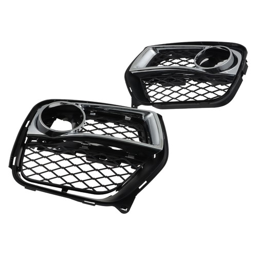 2x Front Bumper Closed Grid Fog Light Grille Left & Right for BMW X6 2012-2014 - Picture 7 of 7