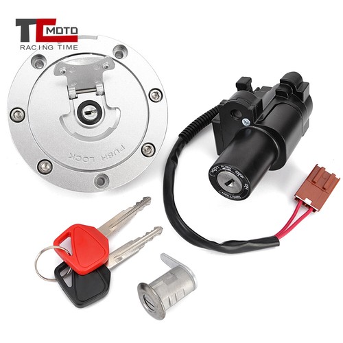 For Honda CBR600RR 2007-2017 Ignition Switch Fuel Gas Cap Seat Lock Keys Set - Imagen 3 de 12