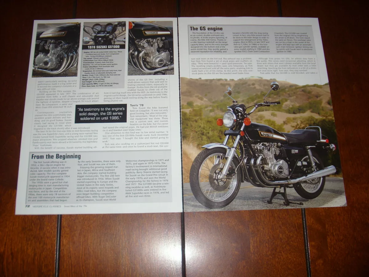 Suzuki gs1000 2024 for sale ebay