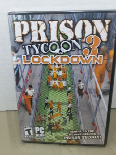 PC Prison Tycoon 3 Lockdown (PC CD-ROM,2007) New & Sealed - Picture 2 of 24