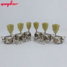 1 Set GUYKER Locking String Vintage Deluxe Electric Guitar Machine Heads Nickel