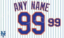New York Mets Lettering Kit for an Authentic, Replica or Youth 2023 Jersey