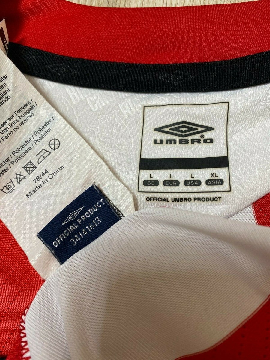 Maillot Sunderland 2008-2009 Domicile – Umbro – Taille L – Blanc – Homme