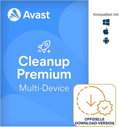 Avast Cleanup Premium 2026 10 Geräte /PC 1 Jahr | Vollversion Tuneup Deutsch NEU
