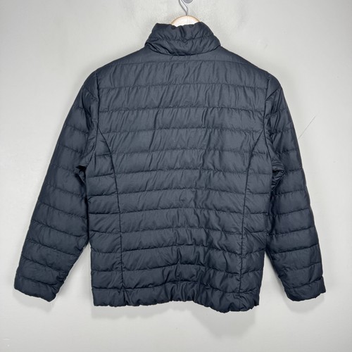 REI Co-Op 650 Down Jacket Youth Large Black Full Zip Puffer Insulated Pockets - Picture 6 of 10