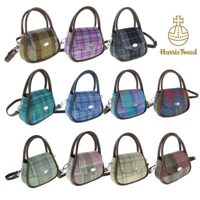 Glen Appin Harris Tweed Buchan Rounded Mini Bag Farbwahl