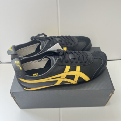 ◆onitsuka tiger◆ Mexico 66 1183A201_003 Onitsuka Tiger MEXICO 66 1183A201-003 BLACK/YELLOW Unisex