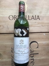 Chateau Mouton Rothschild Pauillac 1986 Empty Bottle No Cork