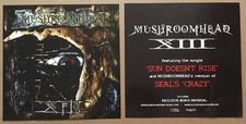 MUSHROOMHEAD Rare 2003 DOUBLE SIDED PROMO POSTER FLAT of XIII CD NEVER DISPLAYED