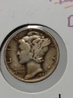1942-Mercury Silver Dime Vf/XF Choice  90% Silver 10c.   O/287