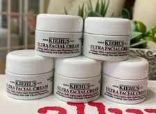 KIEHL  S ULTRA FACIAL CREAM 0.25OZ/7ML LOT OF 5x PCS TRAVEL SIZE NEW