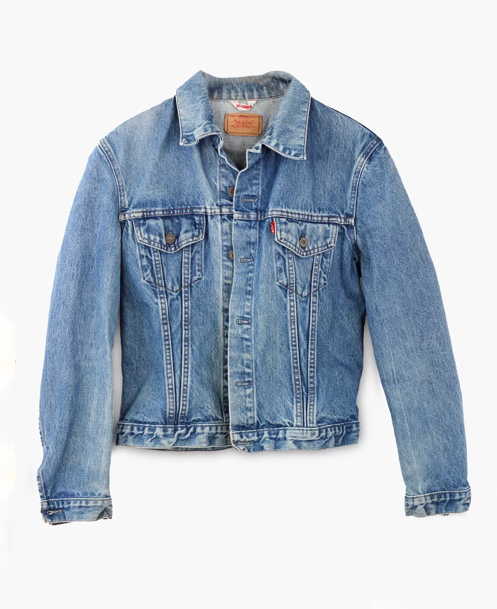 Vintage 70s Levi's Denim Jacket 70500 02 17 Size 42 Made in