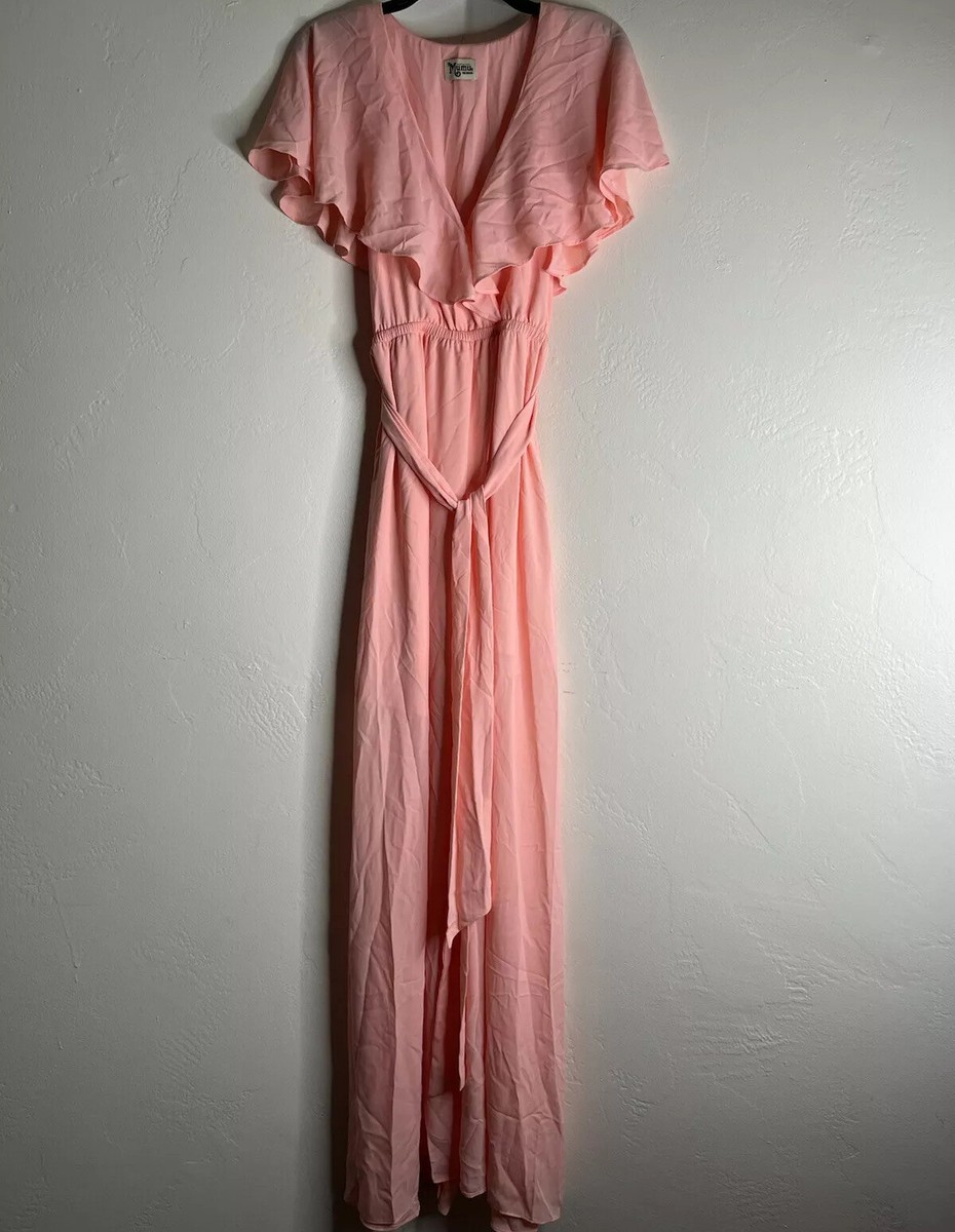 show me your mumu pink dress Show Me Your Mumu Jodie Dress in Pink Luxe Satin
