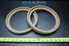 2 MDF SPEAKER RINGS SPACER 8 BZ BEZEL INCH WOOD 1 INCH THICK FIBERGLASS RING-8BZ