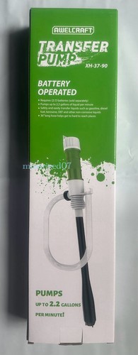 Battery Powered Electric Fuel Transfer Siphon Pump Gas Oil Water Liquid 2.2 GPM - 第 3/5 張圖片