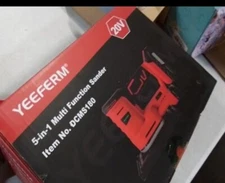 Cordless Multi-Function Detail SanderYEEFERM 20V Sander with 5 different Sander