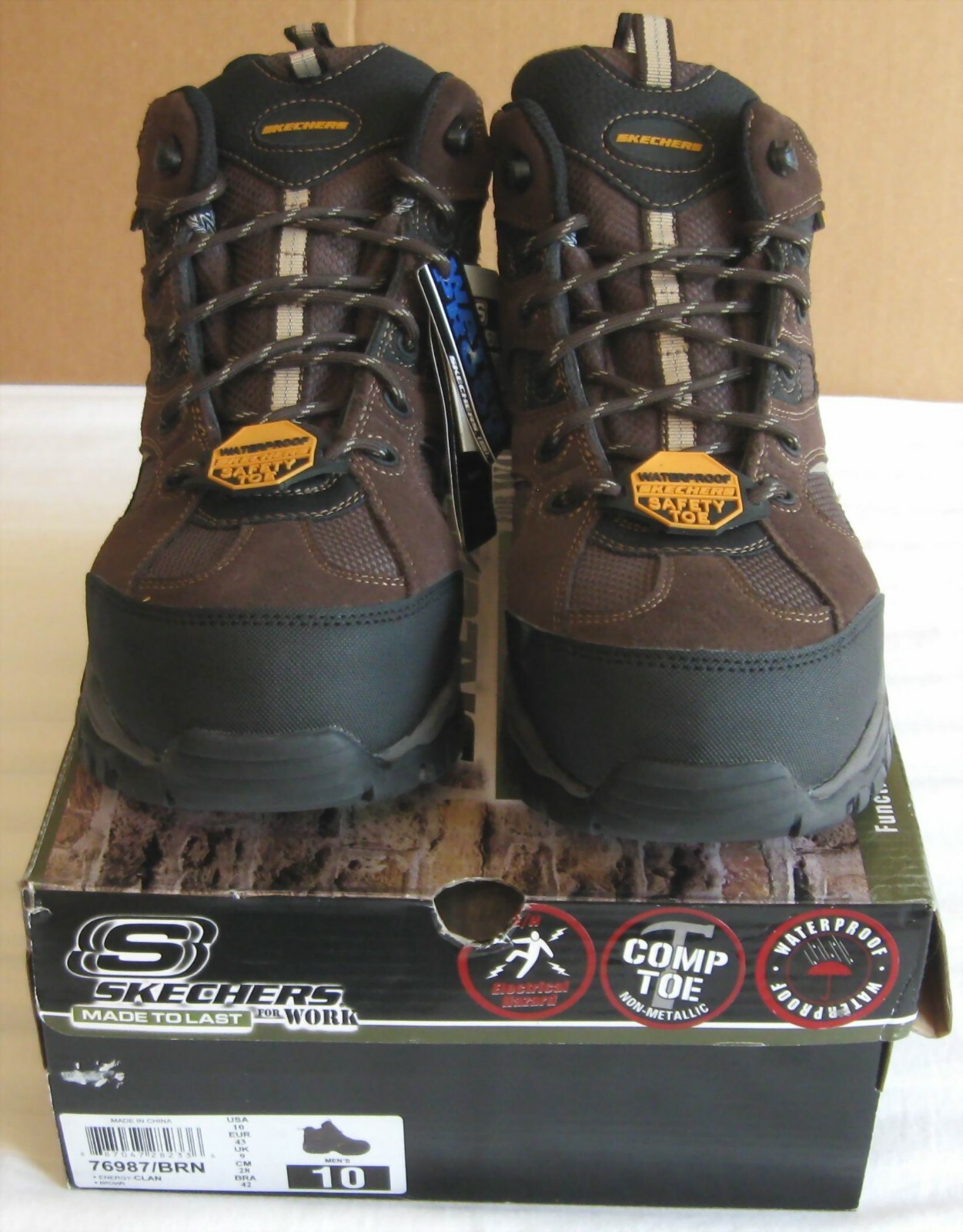 skechers composite toe work boots