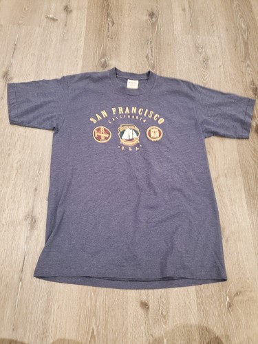 Vintage Single Stitch San Francisco T-shirt Volunteer Knit Apparel Large USA - Picture 14 of 14